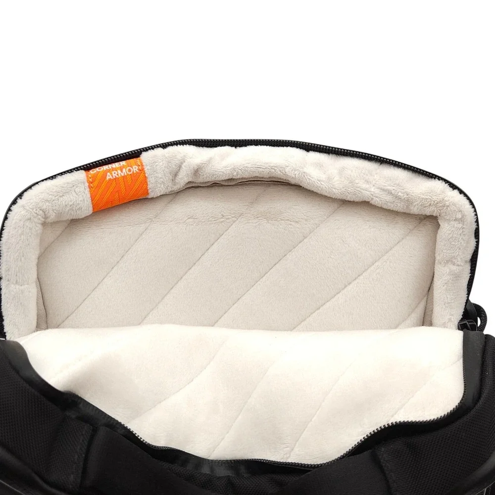 Tomtoc 360 Urban Black Laptop Tablet Shoulder Bag Cordura Ballistic‎ Fabric Case